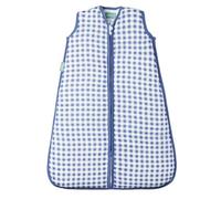 molis&co - Sacco Nanna 2.5 TOG - Sacco nanna imbottito invernale per Neonati da 0-6 mesi (70 cm) - Mussola Premium - Senza Maniche - Fjord