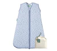 molis&co - Sacco Nanna - Sacco nanna invernale per Neonati e Bambini - Sacchi Nanna 2.5 tog - 100% Cotone (Oeko-TEX 100) - Blue Garden (0 mesi)