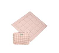 molis&co. Tappetino da gioco per bambino. Tappetino per neonato pieghevole extra large 120 x 120 cm per neonati e bambini. Molto imbottito. OEKO-TEX 100. (Dusty Rose, 120x120 (Quadrato))