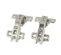 Moliuoly 2 cerniere per porte a 135 gradi, cerniere angolari per ante dell'armadio, set di viti combinate, cerniere per mobili da cucina e mobili