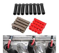 Moliuoly 8 custodie termiche per cavi di accensione, 2500 °C, custodia protettiva per connettore candela, 6,3 pollici, titanio