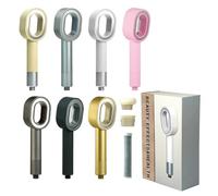 Moliuoly ABS 3 in 1 - Soffione in spugna con filtro ad alta pressione, carbone attivo, colore: Bianco