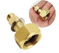 Moliuoly Adattatore per cilindro in acciaio per serbatoi di gas GPL da esterno convertitore testa fornello campeggio