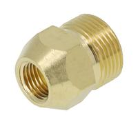 Moliuoly Adattatore per idropulitrice da M22 x 1,5 su filettatura interna G 1/4", per Kärcher X1.5 ET, attacco rapido, pompa da giardino, asta telescopica fino a 400 bar