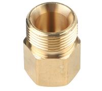 Moliuoly Adattatore per idropulitrice M22 x 1,5 a G 3/8" IG per attacco rapido e tubo da giardino, compatibile con macchine pulitrici Kärcher X-Series, max 400 bar, ottone