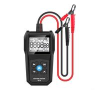 Moliuoly BT10 Tester per batteria auto 6 V 12 V 24 V, dispositivo diagnostico con display LCD, verifica tensione resistenza interna CCA SOC SOH, analizzatore batteria auto per officina e garage
