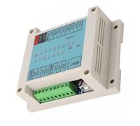 Moliuoly Controllo logico programmabile RX03T PLC per automazione industriale, 12-24V DC, relè temporale con controllo sequenziale, compatibile con Win7/Win10