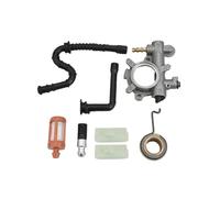 Moliuoly Kit pompa olio e pignone in plastica, alluminio e gomma per motosega MS 360/036 Pro, tra cui tubo del carburante, tubo dell'olio, filtro del carburante e filtro dell'olio
