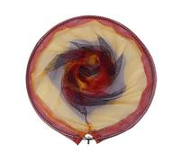 Moliuoly Rete di ricambio per pesci, in acciaio inox e nylon, pieghevole, per acqua dolce e salata, diametro 40/50 cm, larghezza maglia 5 mm, filettatura 8 mm, per la maggior parte degli steli