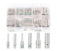 Moliuoly Set di 180 connettori massicci - dimensioni 12, 16, 20 pin DT, sezioni trasversali 12-20 AWG