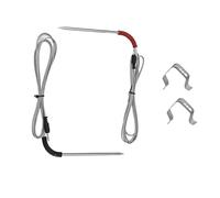 Moliuoly Set di 2 sonde di temperatura per barbecue in ricambio per Weber iGrill 2/3/Mini serie, acciaio inox, sensore di monitoraggio interno della carne