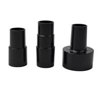 Moliuoly Set di 3 adattatori per tubi flessibili in ABS resistente per aspirapolvere a umido/secco, converte da 2,5 pollici a 0,5 pollici, 0,5 pollici a 0,25 pollici e altre dimensioni, compatibile