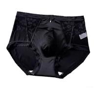 Moliuoly Slip 3D Bulge Pouch da uomo, estivi, leggeri e comodi | Materiale in pizzo sottile, seta ghiacciata per un look, arioso e leggero, ideale per le calde giornate estive