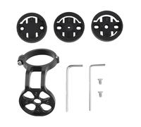 Moliuoly Supporto per computer da bicicletta in alluminio per Garmin Wahoo iGPSPORT Bryton, manubrio regolabile 31,8 mm, montaggio rapido per bici da strada e mountain bike, nero