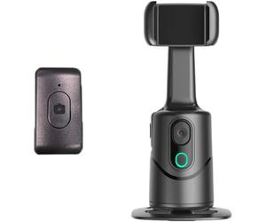 Moliuoly Treppiede automatico per smartphone girevole a 360° con intelligenza artificiale e controllo gestuale