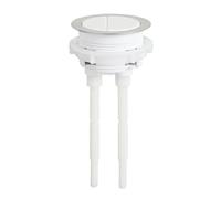 Moliuoly Valvola di lavaggio a due vie con bottone automatico come ricambio per la cassetta della toilette