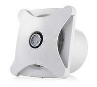 Moliuoly Ventilatore da soffitto silenzioso da 28 W con illuminazione a LED - efficiente scarico dell'aria per una migliore qualità dell'aria interna