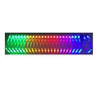 Moliuoly Visualizzatore audio, analizzatore di spettro musicale, integrazione musicale e arte, vetro organico, funzione memoria in caso di interruzione di corrente, alimentazione USB