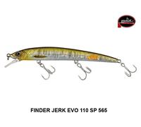 MOLIX FINDER JERK EVO 110 SP 565 SILVER DARK BACK 9,5 GR SUSPENDING 11 CM