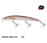 Molix Esca Jerkbait Finder Jerk EVO 110SP - Sospendente 9,5 g - Ghost Natural Shad 567