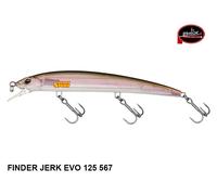MOLIX FINDER JERK EVO 125F COL 567 GHOST NAT. SHAD SPINNING MARE SPIGOLA SERRA