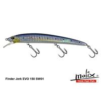 MOLIX FINDER JERK EVO 150 SS SW 01 BLUE SARDA SPINNING SPIGOLA SERRA