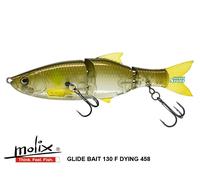 MOLIX GLIDE BAIT 130 F DYING COL. 458 GHOST AYU BASS LUCCIO 25 gr