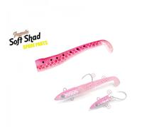 Molix Jugulo Soft Shad 2,75'' 2 pcs Spare Tail col. Pink Sarda