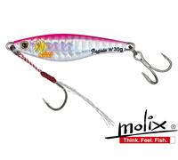 MOLIX JUGULO WIDE JIG - 30 GR - PESO (GR): 30, COLORE: Pink sarda, LUNGHEZZA (MM): 65