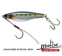 MOLIX JUGULO WIDE 30 GR COLORE SW19 REAL SARDA CON ASSIST SPINNING MARE