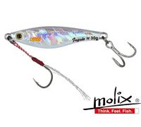 MOLIX JUGULO WIDE 30 GR COLORE SW26 CRAZY WHITE CON ASSIST SPINNING MARE