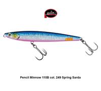 MOLIX PENCIL MINNOW 110B BAITFISH 20 GR col 249 SPRING SARDA SUBWALK SINKING