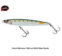 MOLIX PENCIL MINNOW 110B BAITFISH 20 GR col SW19 REAL SARDA SUBWALK SINKING