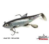 MOLIX PIKE SHAD 140 5,5'' COLORE 634 LIVE CHUB 60 GR PESCA SPINNING LUCCIO 2025