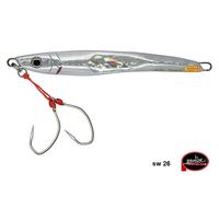 MOLIX THEOS SHORE JIGGING 60 GR COL SW26 CRAZY WHITE 2 ASSIST HOOK PESCA MARE