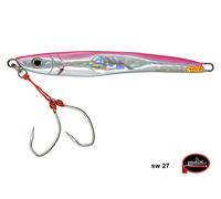 MOLIX THEOS SHORE JIGGING 80 GR COL SW 27 CRAZY PINK 2 ASSIST HOOK PESCA MARE
