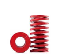 Molla a compressione for stampaggio a spirale in acciaio ad alta precisione for carichi leggeri, diametro esterno 12 mm, diametro interno 6 mm, lunghezza 20-100 mm, rossa(4pcs)