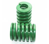 Molla a compressione for stampaggio a spirale in acciaio ad alta precisione for carichi pesanti, diametro esterno 35 mm, diametro interno 17,5 mm, lunghezza 35-200 mm, molle verdi(2pcs)