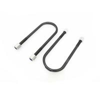 Molla a foglia sospensione corona bullone a U clip set di 2 compatibili con W...