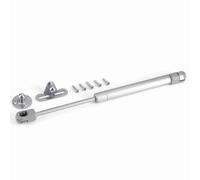Molla a Gas, 26,3 cm 40/60/80/100/120/150N Ammortizzatori a Gas Supporto per Sollevamento ABS Metallo Chiusura Ammortizzata Cerniere per Armadio Coperchio per Porta dell'Armadio, (N. 2 60 N (6 kg))