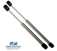 MOLLA A GAS 695mm 45kg IN ACCIAIO INOX CON TESTA A SFERA PER USO MARINO NAUTICO