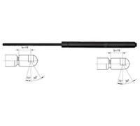Metzger Autoteile Ammortizzatore pneumatico 2110151 per cofano bagagli 570 mm 830 N