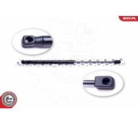 Molla a gas, portellone VW Golf II