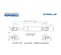 MOLLA A GAS STABILUS 2138LK 400N GAS SPRING VERIN GASFEDERN