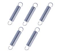 Molla a trazione 5 pezzi Diametro filo 0,8 mm, Diametro esterno 10 mm, Lunghezza 25-60 mm, Gancio a spirale di estensione Molla di tensione a forma di S Gancio di espansione(30mm)