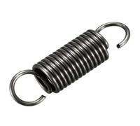Molla a trazione con Doppio Gancio, Molla Acciaio, 1 Pezzi, Filo Diametro 2.5mm, OD 25mm, Libero Lunghezza 600mm