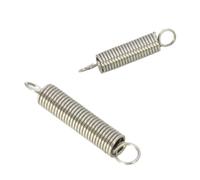 Molla a trazione, N/A 10 pezzi Molla di tensione in acciaio inossidabile con doppio gancio O 0,3 mm 0,4 mm 0,5 mm 0,6 mm Lunghezza 20 mm a 80 mm, 0,5 x 5 mm (0,3 x 4 mm (da), 45 mm (L))