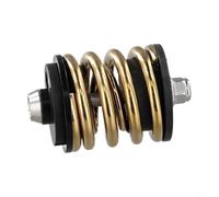 Molla ammortizzatore per Brompton pieghevole per bicicletta, sospensione posteriore, materiale in acciaio, design a doppio strato per un maggiore controllo delle vibrazioni e sicurezza (oro)