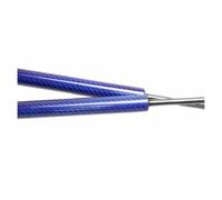 Molla Ammortizzatori Cofano Per Jeep Per Cherokee XJ 1984-2001 Supporto Di Sollevamento Cofano Anteriore Leggero Da 20 Kg Ammortizzatore A Gas Foratura Richiesta(Blue carbon fiber)