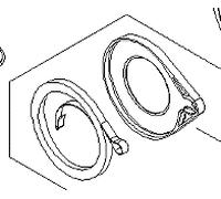 Molla avviamento ORIGINALE motosega ECHO CS 2511TES